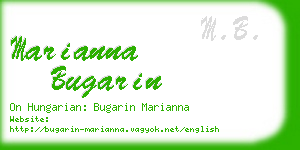 marianna bugarin business card